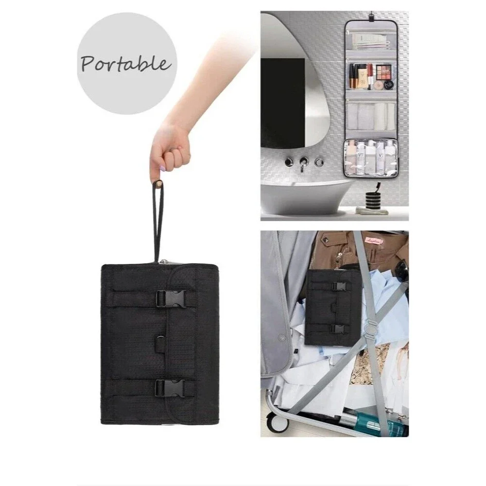 Travel Hanging Toiletry Bag for Men Women Travel Kit Shaving Bag Waterproof LARG
